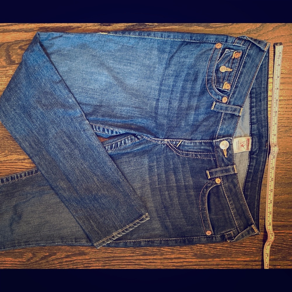 TRUE RELIGION SKINNY BLUE JEANS 31